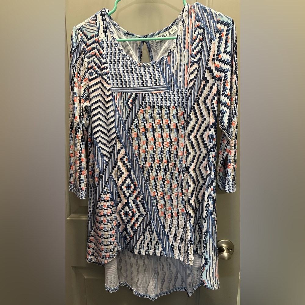 Cato Size S 3/4 Sleeve Knit Tunic EUC